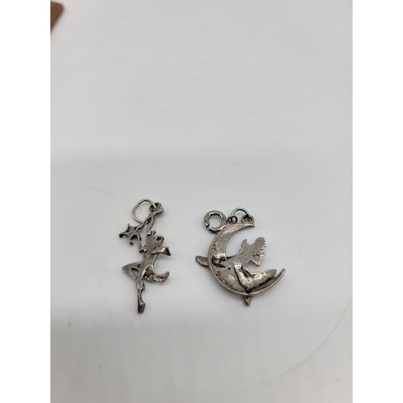 Lot of 2 Fairy Charms Pendant Bracelet Jewelry Fashion Accessories - Picture 4 of 5
